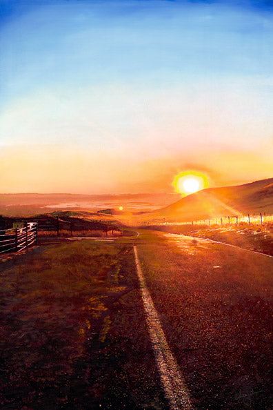 Sunset Road to the Future